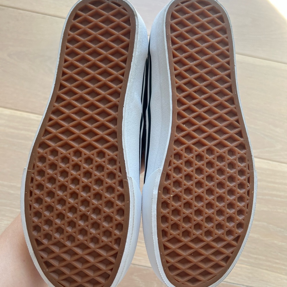 Vans Kids Green and Brown Camo Slip-On Sneakers - Picture 3 of 4